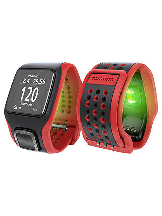 TomTom Multi-Sport Cardio Heart Rate Monitor Watch, Red