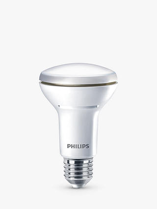 Phillips 6W Energy Saving ES R63 LED Reflector Dimmable Bulb, Clear