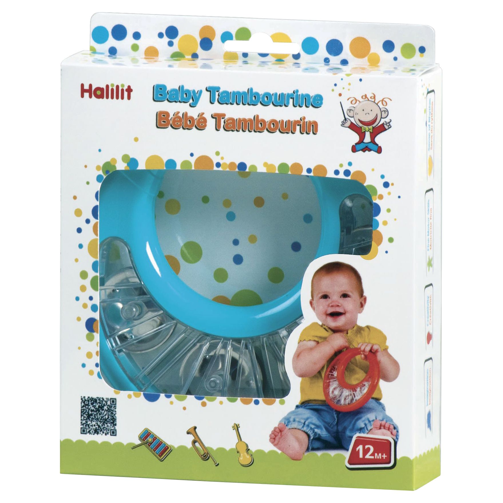 Halilit Baby Toy Tambourine