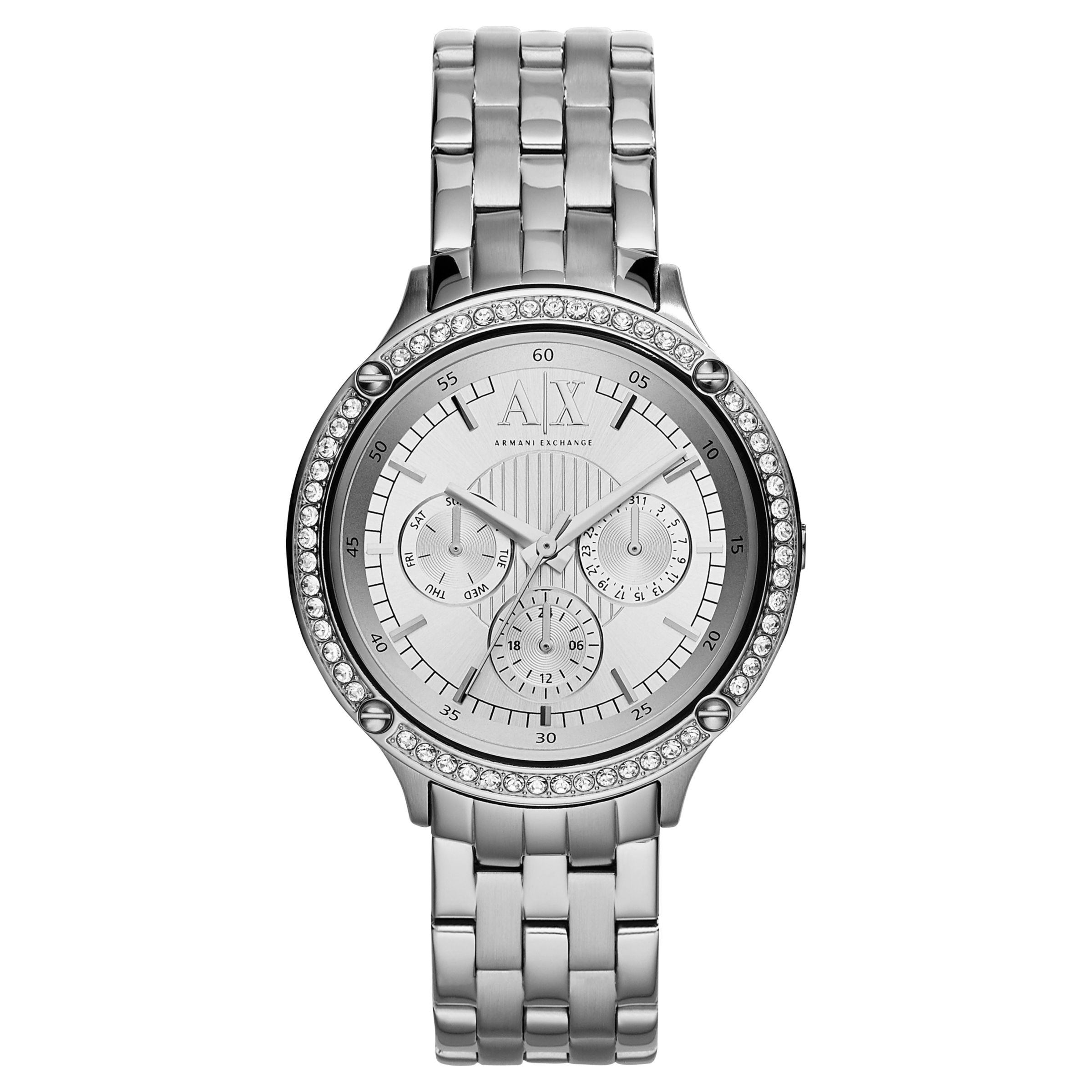 Buy Armani Exchange AX5401 Women's Stainless Steel Capistrano Watch ...