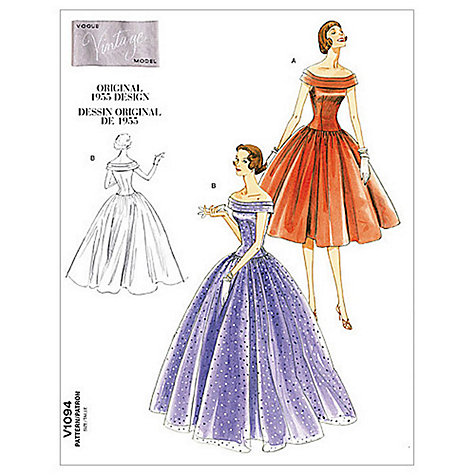 Vintage Evening Gown Pattern 119