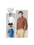 Vogue Men's Shirt Sewing Pattern, 8759