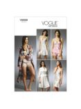 Vogue Women's Robe, Slip and Camisole Sewing Pattern, 8888