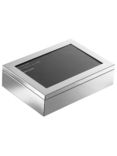 John Lewis Wide Border Photo Frame Box, 4 x 6" (10 x 15cm), Silver Plated