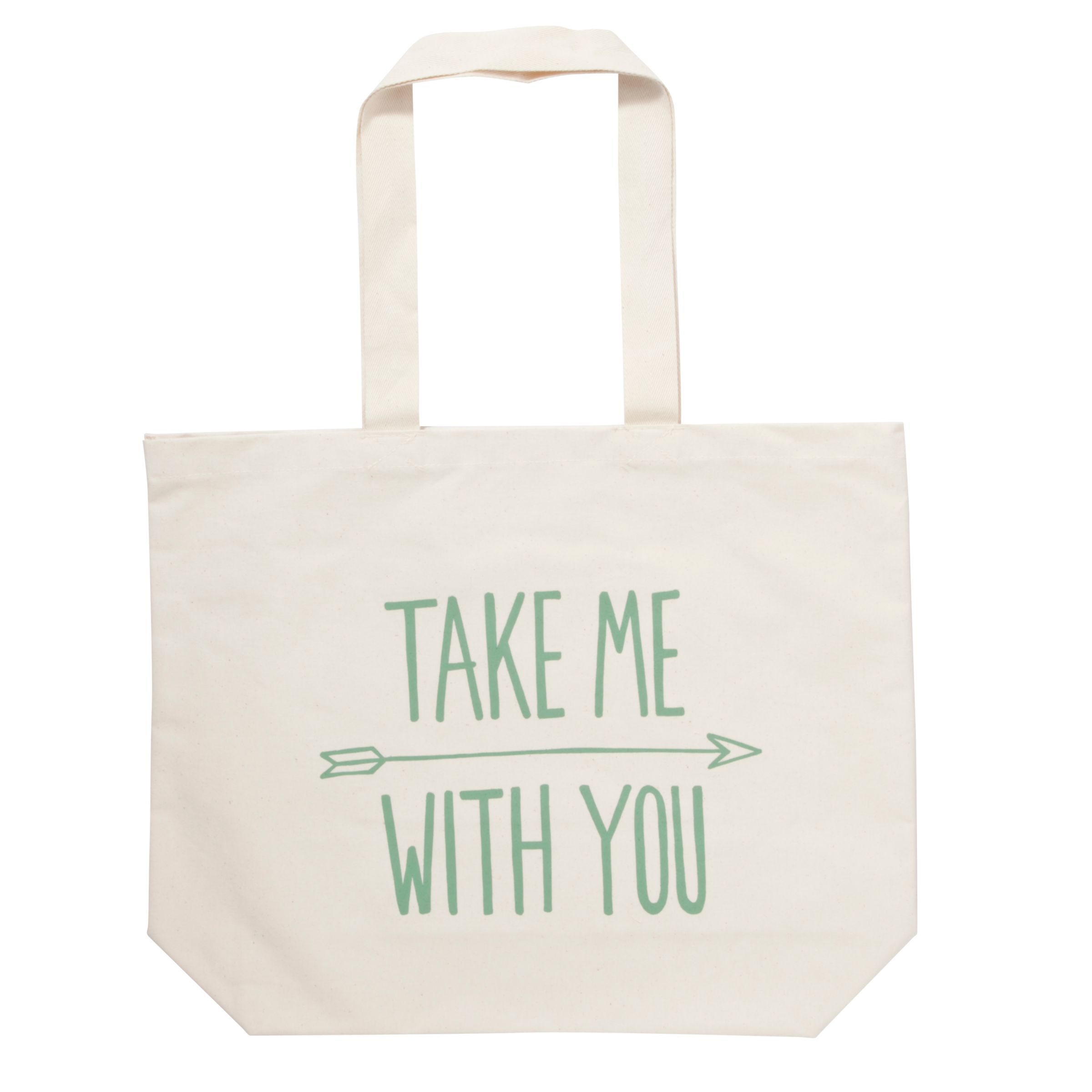 Buy Alphabet Bags Big Canvas Tote Bag, Take Me Online at johnlewis