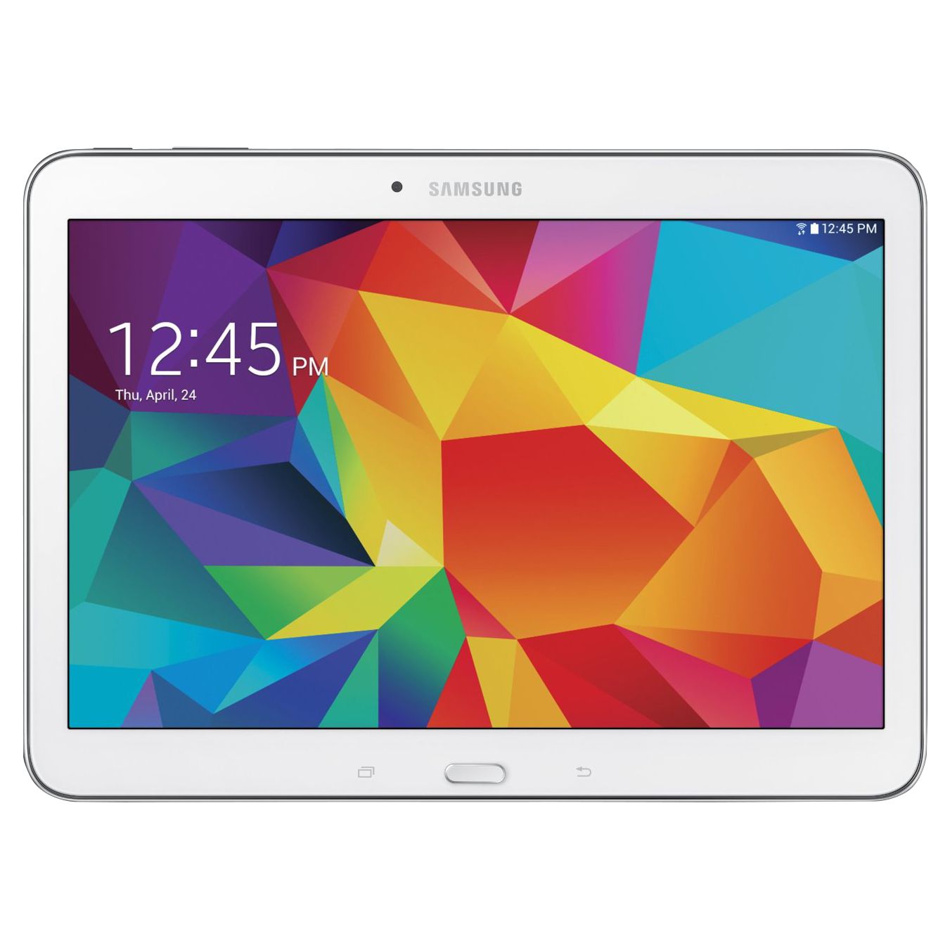 Samsung Galaxy Tab 4 101 Tablet, Qualcomm Snapdragon, Android, 101", Wi-Fi, 16GB, White