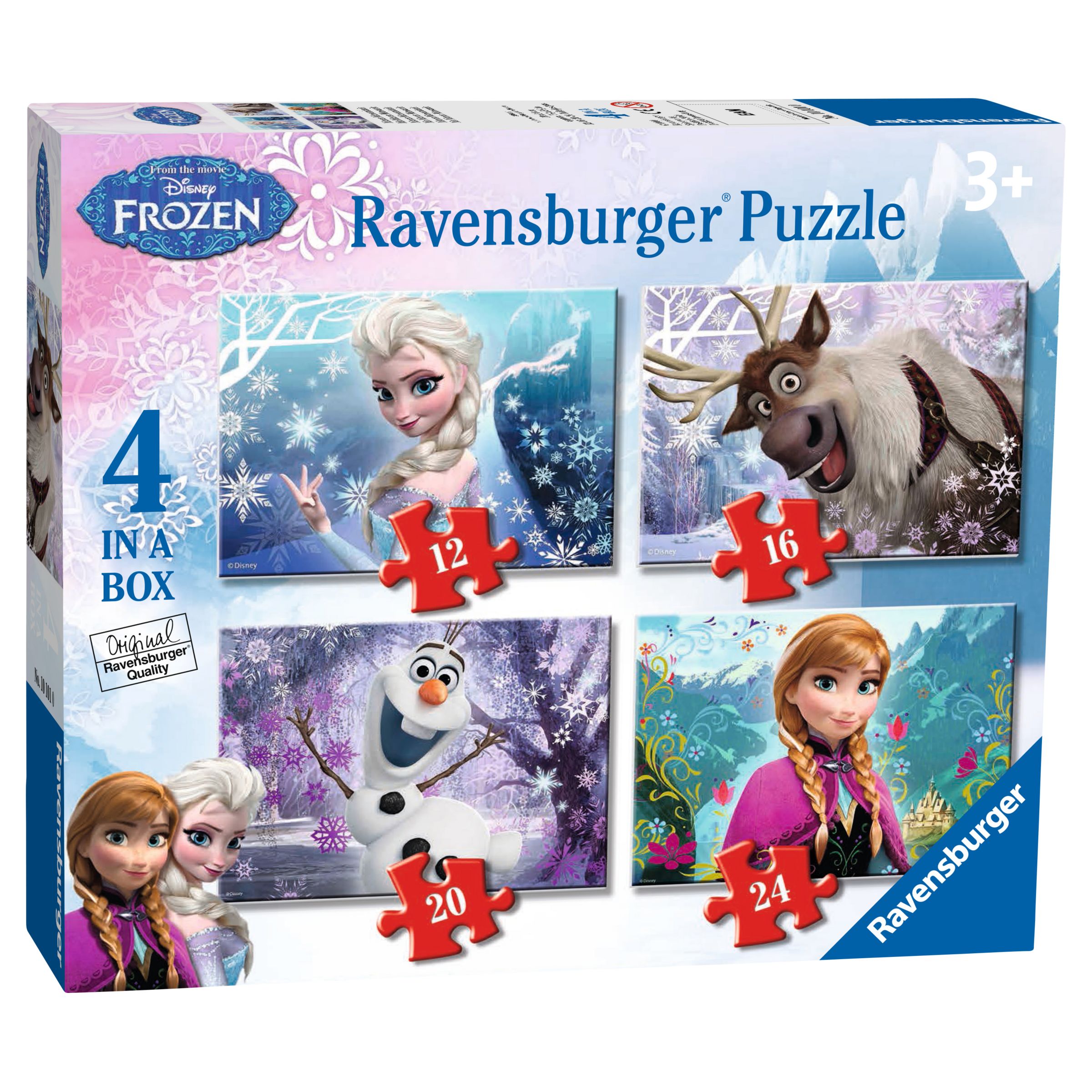 Ravensburger Disney Frozen Jigsaw Puzzle, Box of 4