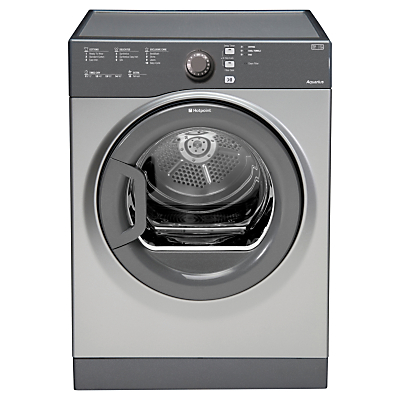 Hotpoint TVFS83CGG Vented Tumble Dryer, 8kg Load, C Energy Rating, Graphite