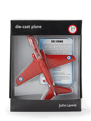 John Lewis & Partners BAE Hawk Die-Cast Plane