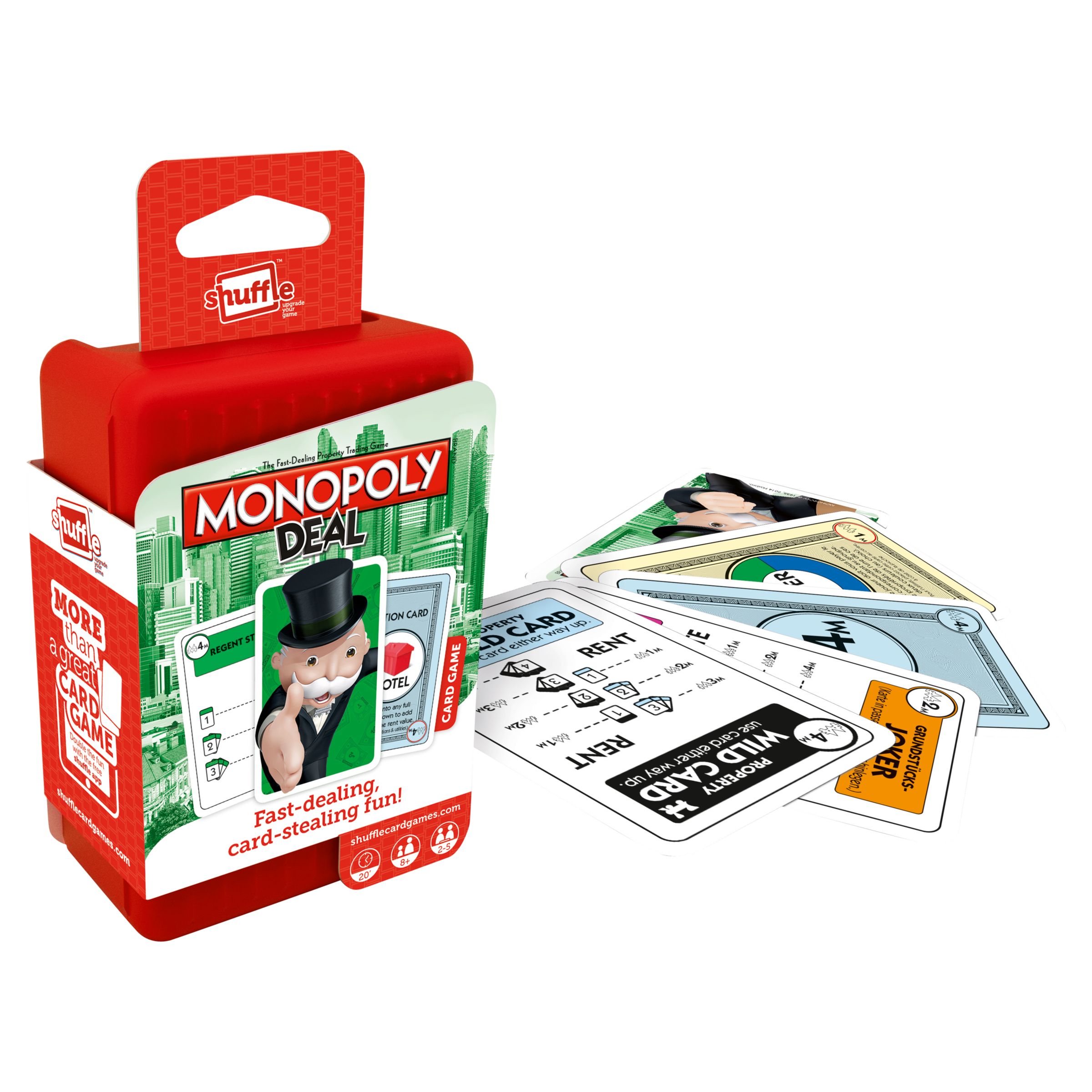 Monopoly Deal Shuffle Card Game
