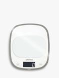 Salter Curve Glass Electronic Digital Kitchen Scale, White