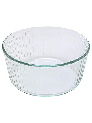 Pyrex Glass Round Souffle Oven Dish, 21cm