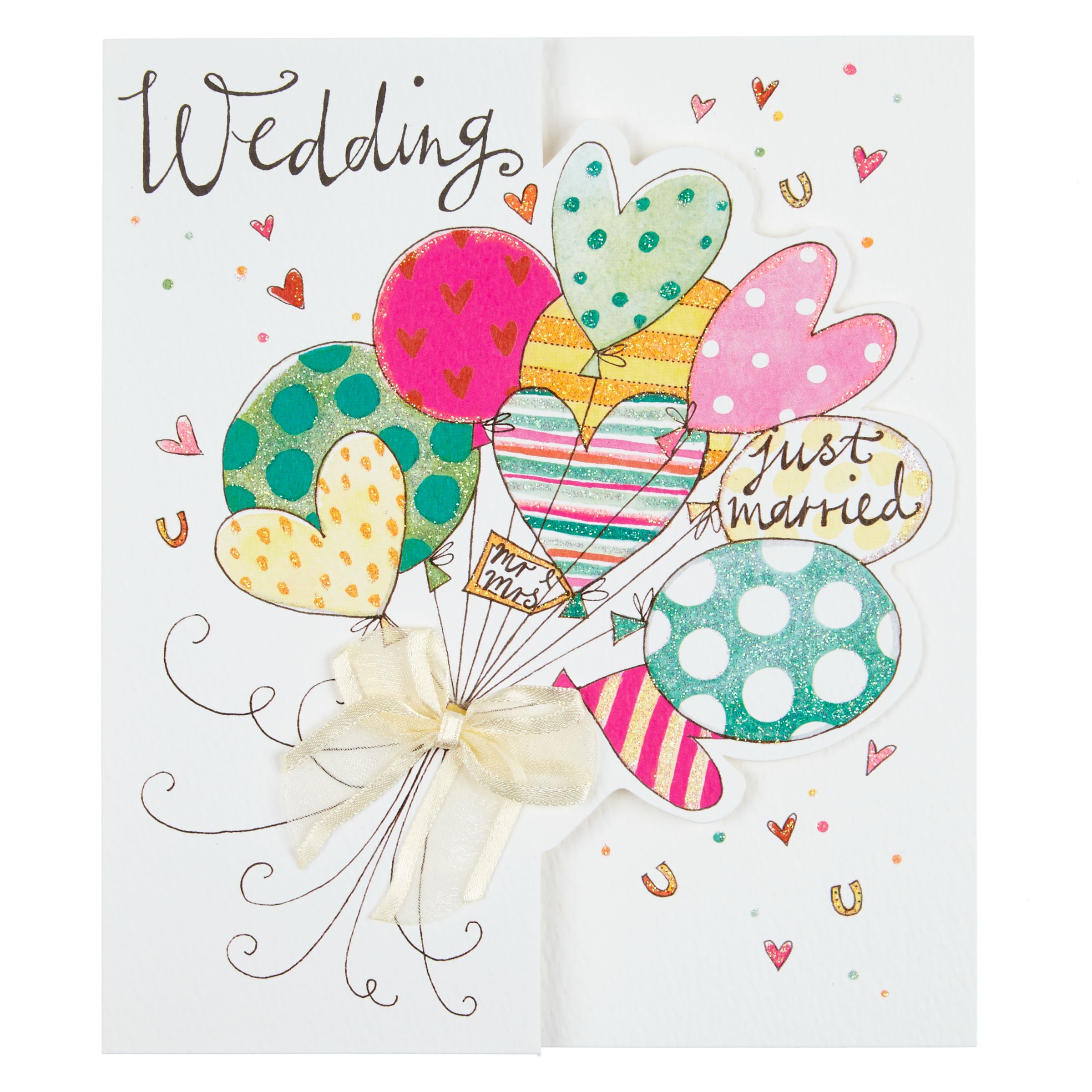 Rachel Ellen Balloons Wedding Card