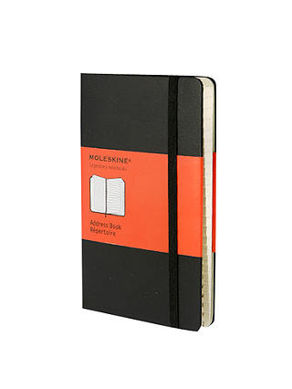 Moleskine Address Book, Small, Black
