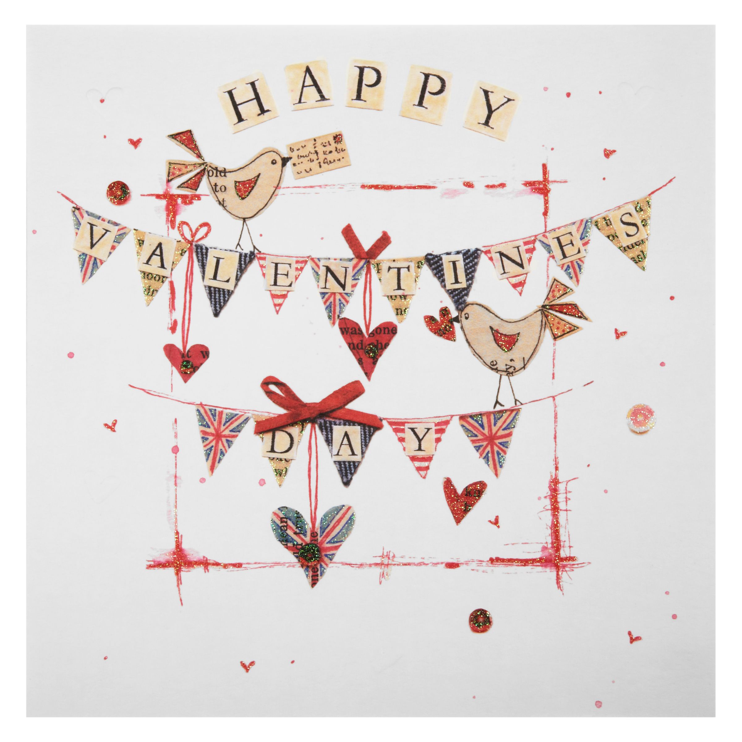 Buy Mint Publishing Valentine's Day Bunting Greeting Card Online at ...