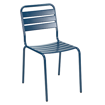 House by John Lewis Jive Outdoor Dining Chair, Navy