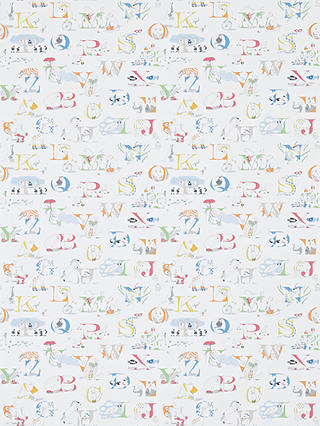 Sanderson Alphabet Zoo Wallpaper