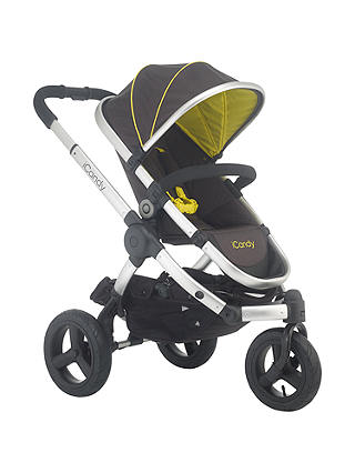 iCandy Peach All Terrain Jogger with Silver Chassis & Toucan Hood