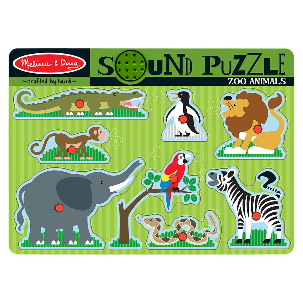 Melissa & Doug Zoo Animals Sound Puzzle