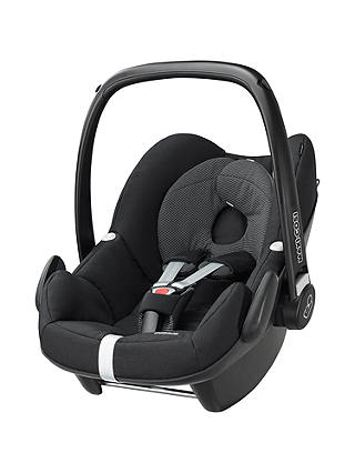 Maxi-Cosi Pebble Group 0+ Baby Car Seat, Black Raven