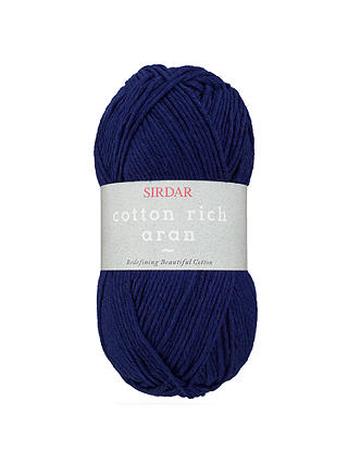 Sirdar Cotton Rich Aran Yarn, 100g