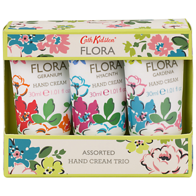 shop for Cath Kidston Assorted Flora Hand Cream Trio, 3 x 30ml at Shopo
