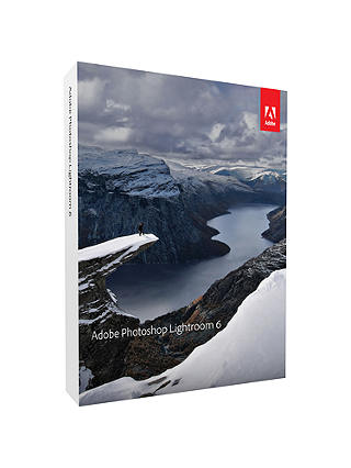 Adobe Photoshop Lightroom 6, Creative Photo Management and Editing Software for Mac & PC