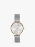 Skagen SKW2340 Women's Anita Mesh Bracelet Strap Watch, Silver