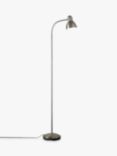 John Lewis ANYDAY Mykki LED Floor Lamp, Satin Nickel