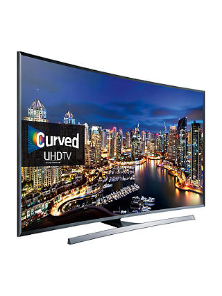 Samsung UE55JU7500 Curved LED HDR 4K Ultra HD 3D Smart TV, 55" with Freeview HD/freesat HD and Built-in Wi-Fi