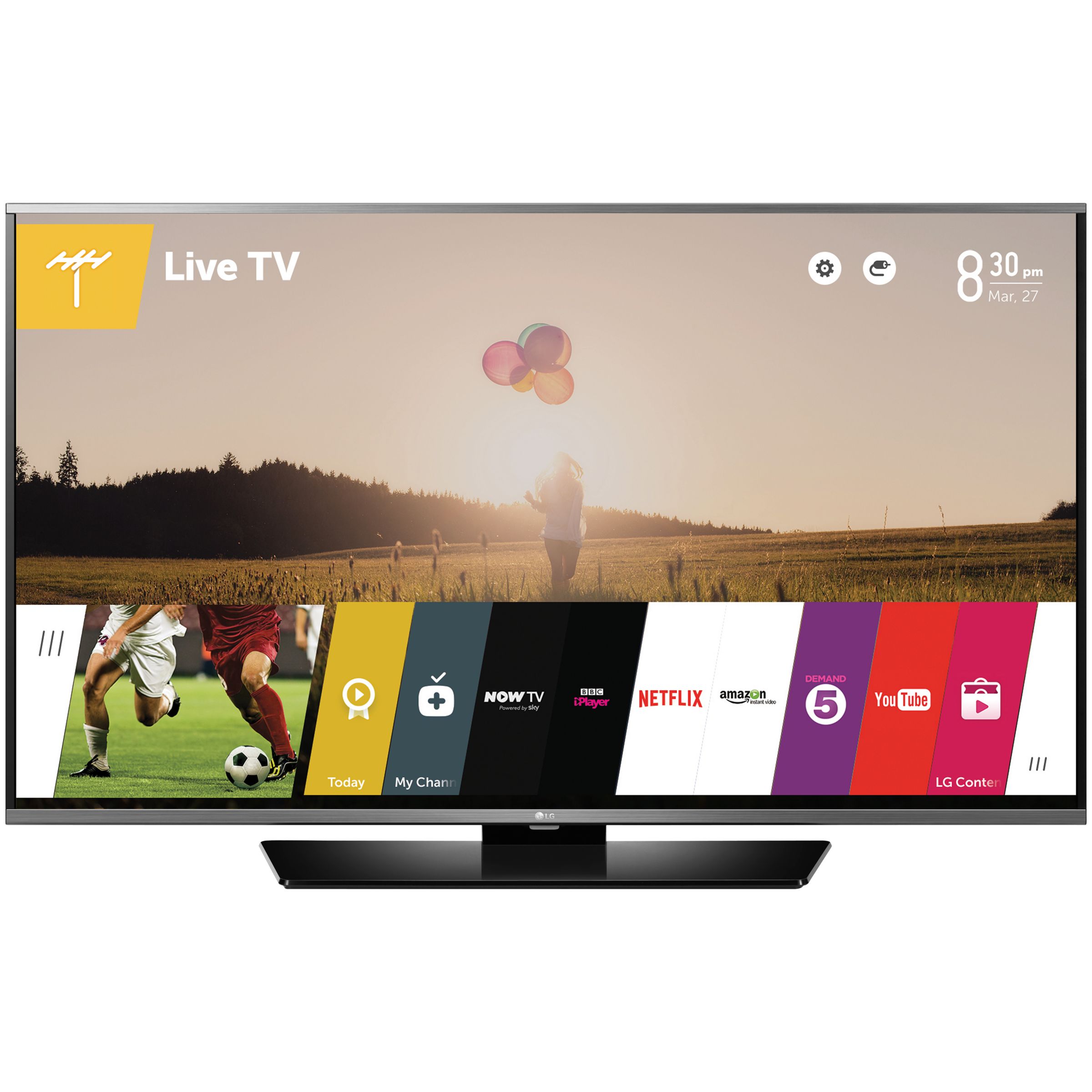 LG 49LF630V LED HD 1080p Smart TV, 49" with Freeview HD and Built-In Wi-Fi