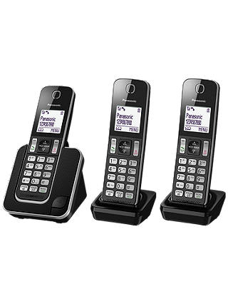 Panasonic KX-TGD313ED Digital Cordless Phone with Nuisance Call Control, Trio DECT