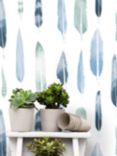 Mini Moderns Feathers Wallpaper