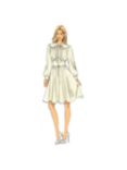 Vogue Bishop Sleeve Flared Dress Sewing Pattern, 9076