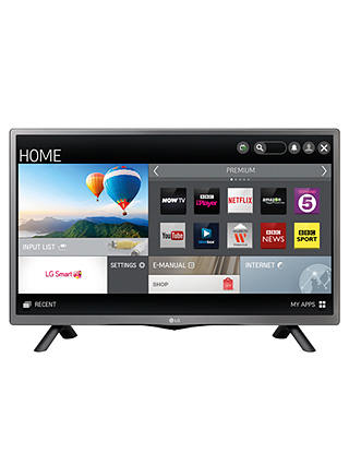 LG 28LF491U LED HD Ready Smart TV, 28" with Freeview and Built-In Wi-Fi
