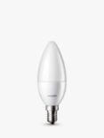 Philips 5W SES LED Candle Light Bulb, Frosted