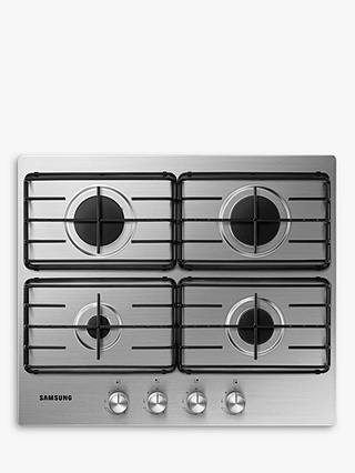 Samsung NA64H3110AS Gas Hob, Stainless Steel