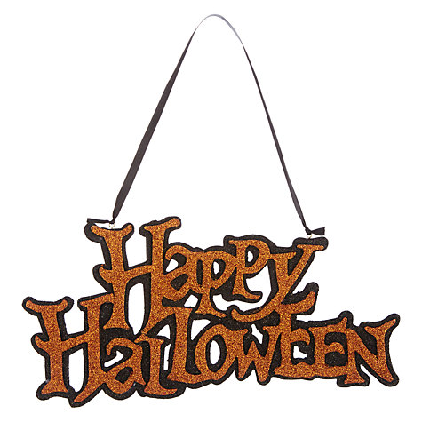 Buy John Lewis Happy Halloween Sign Online at johnlewis.com