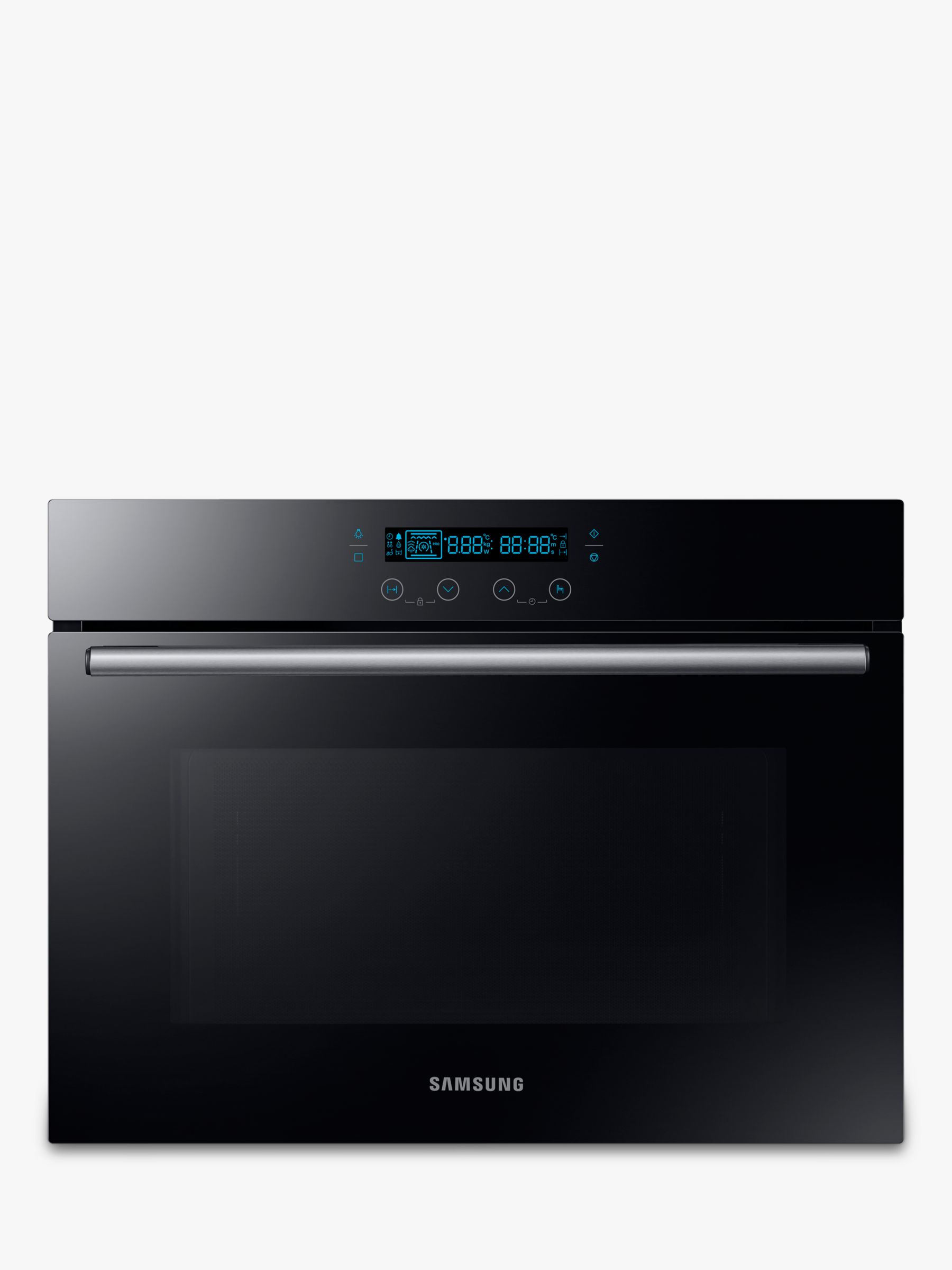 Samsung NQ50H5537KB Built-In Combination Microwave Oven, Black Glass