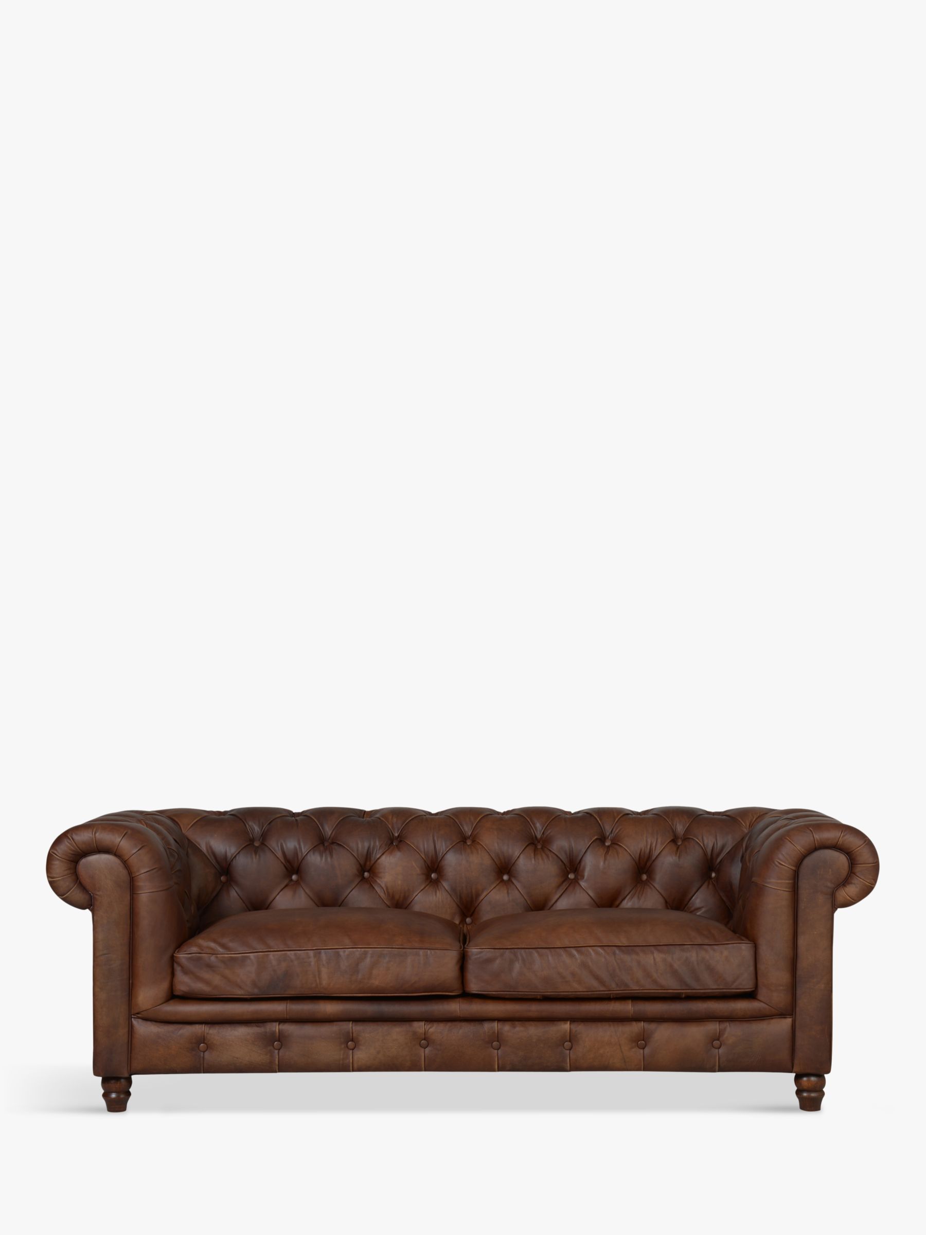 Halo Earle Chesterfield Medium 2 Seater Leather Sofa