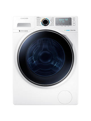 Samsung WD90J7400GW Freestanding Washer Dryer, 9kg Wash/6kg Dry Load, A Energy Rating, 1400rpm Spin, White