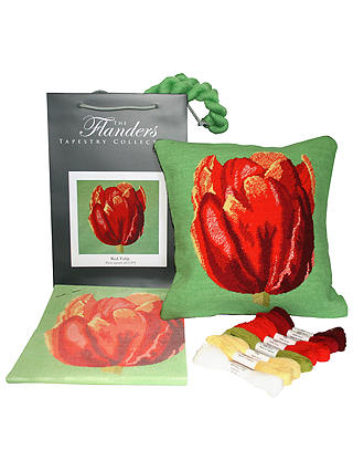 The Flanders Tapestry Collection Red Tulip Tapestry Kit