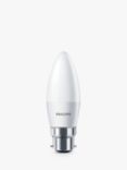 Philips 2.8W BC LED Candle Light Bulb, Frosted