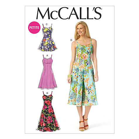 McCall's Women's Dresses Jumpsuit and Playsuit Sewing Pattern, 7156 ...
