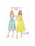 Vogue Very Easy Women's A-Line Sleeveless Dress Sewing Pattern, 9100