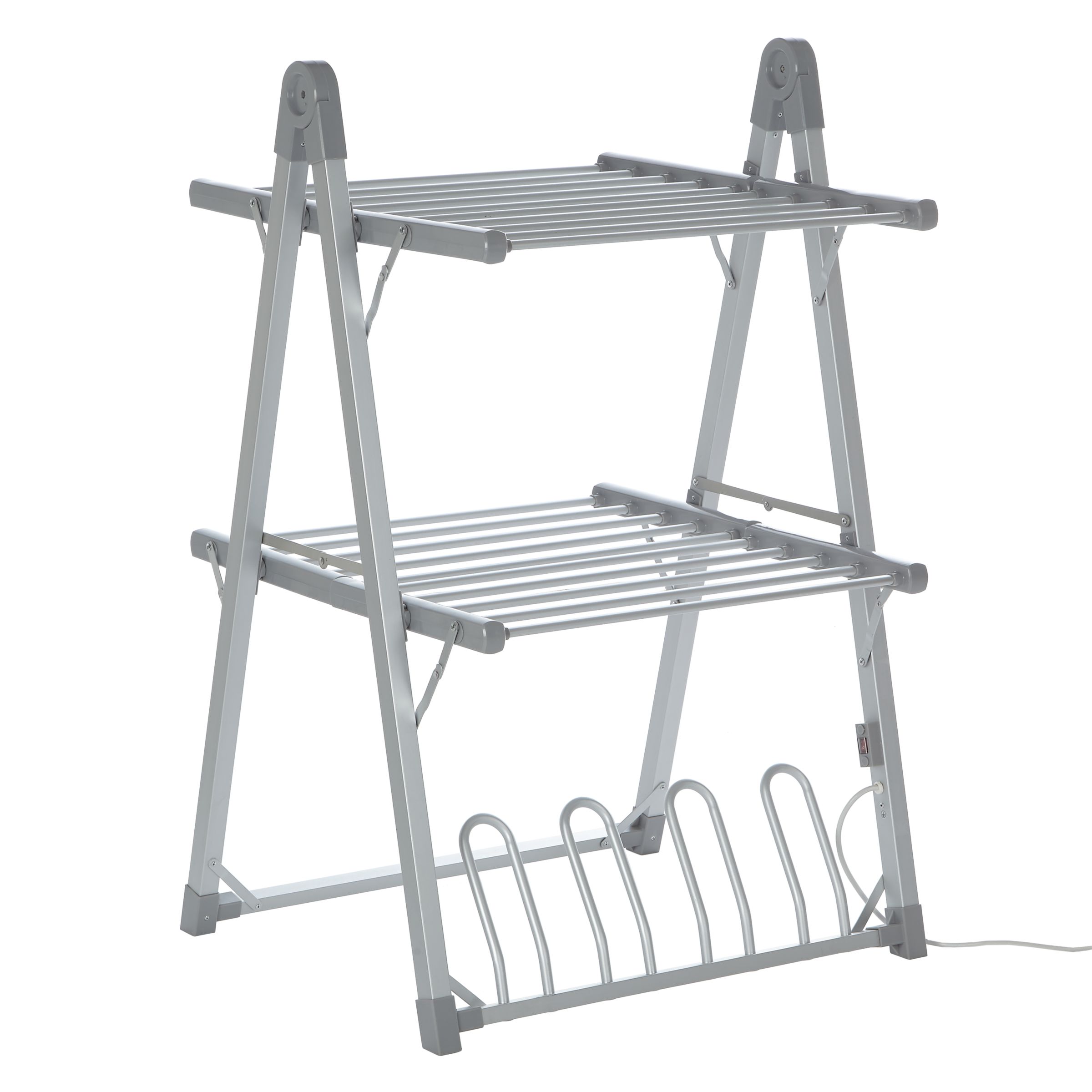 John Lewis 2-Tier Heated Indoor Clothes Airer