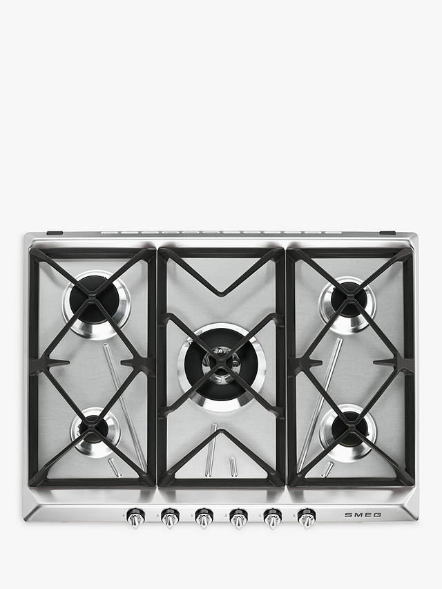 Buy Smeg SR975XGH Victoria Integrated Gas Hob, Stainless Steel Online at johnlewis.com