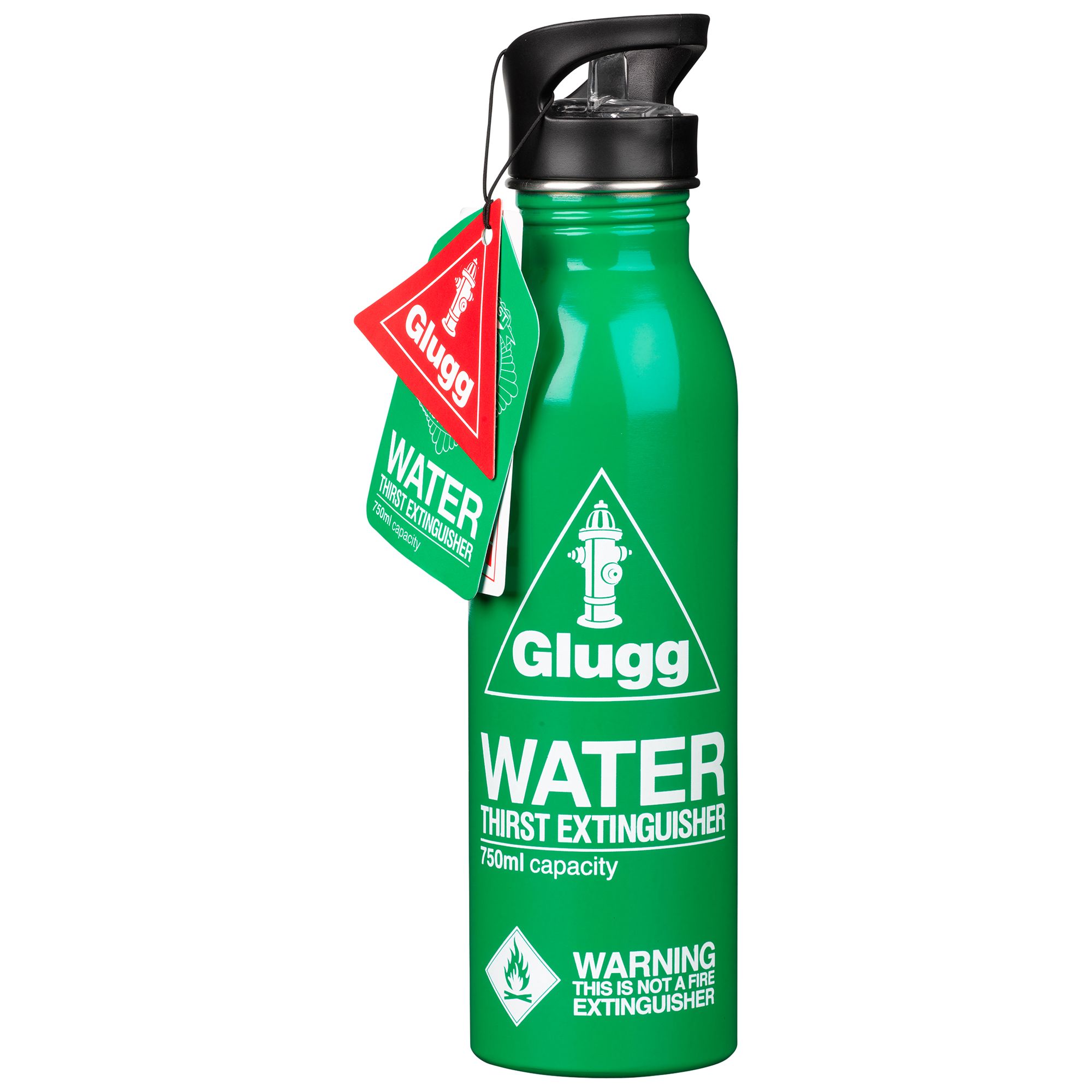 Wild & Wolf Green Glugg Water Bottle
