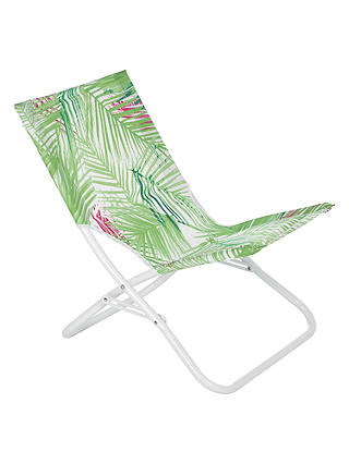 John Lewis & Partners Beach Chair, Leaf White