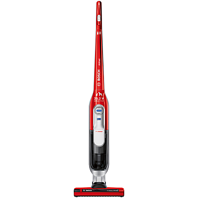 Bosch BCH6PETGB Athlet Pet Cordless Upright Vacuum Cleaner, Tornado Red